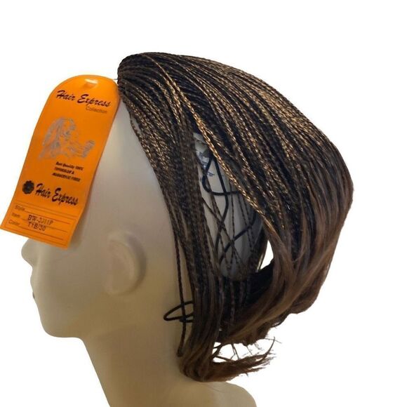Hair Express Collection Women’s African American Bob Braid Wigs Ombre T1B/30 - Picture 2 of 12